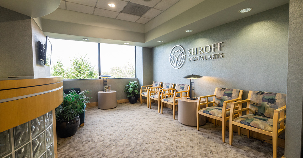 Dental office waiting area